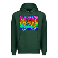Sports Green lgbtq gender gay symbol Premium Hoodie - HRA Design Shop