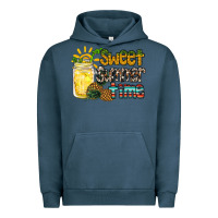 Pigment Midnight Navy sweet summer time pineapple Urban Hoodie - RacoonDesign