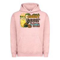 Pigment Salmon sweet summer time pineapple Urban Hoodie - RacoonDesign