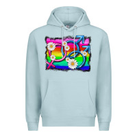 Blue Mist lgbtq gender bisexuality symbol Premium Hoodie - HRA Design Shop