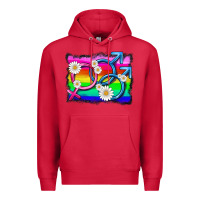Cardinal lgbtq gender bisexuality symbol Premium Hoodie - HRA Design Shop