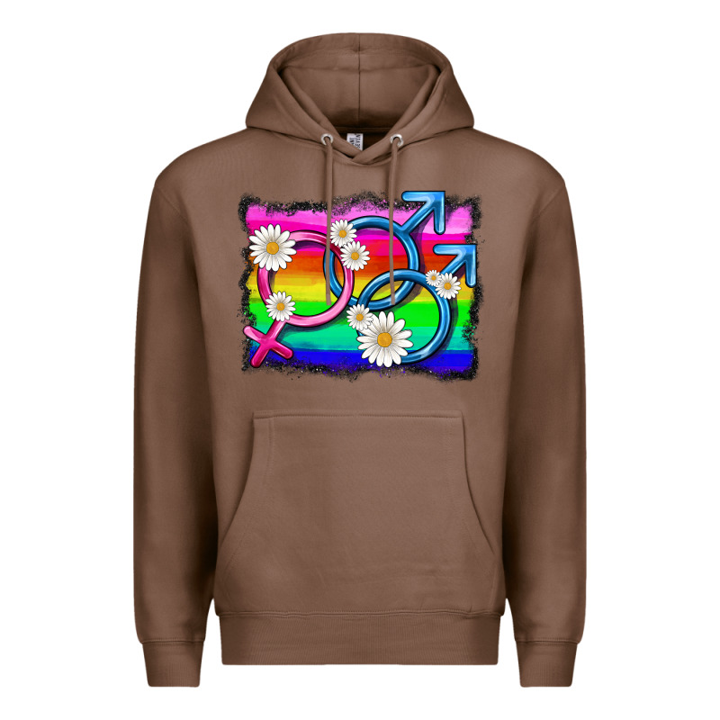 Lgbtq Gender Bisexuality Symbol Premium Hoodie by HRA Design Shop | Teevron