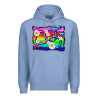 Colony Blue lgbtq gender bisexuality symbol Premium Hoodie - HRA Design Shop