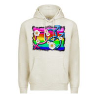 Oatmeal Heather lgbtq gender bisexuality symbol Premium Hoodie - HRA Design Shop