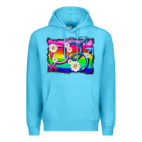 Ocean Blue lgbtq gender bisexuality symbol Premium Hoodie - HRA Design Shop