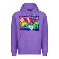 Purple lgbtq gender bisexuality symbol Premium Hoodie - HRA Design Shop