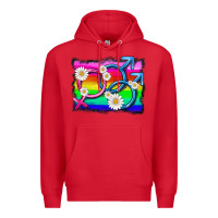 Red lgbtq gender bisexuality symbol Premium Hoodie - HRA Design Shop