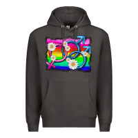 Smoke lgbtq gender bisexuality symbol Premium Hoodie - HRA Design Shop