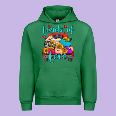 Loads Of Love With Truck Urban Hoodie Designed By Hra Design Shop