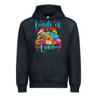 Navy loads of love with truck Urban Hoodie - HRA Design Shop