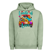 Pigment Oil Green loads of love with truck Urban Hoodie - HRA Design Shop
