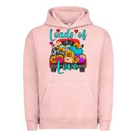 Pigment Salmon loads of love with truck Urban Hoodie - HRA Design Shop