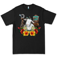Black farm life sheep Premium Tee - SublimationCraftShop