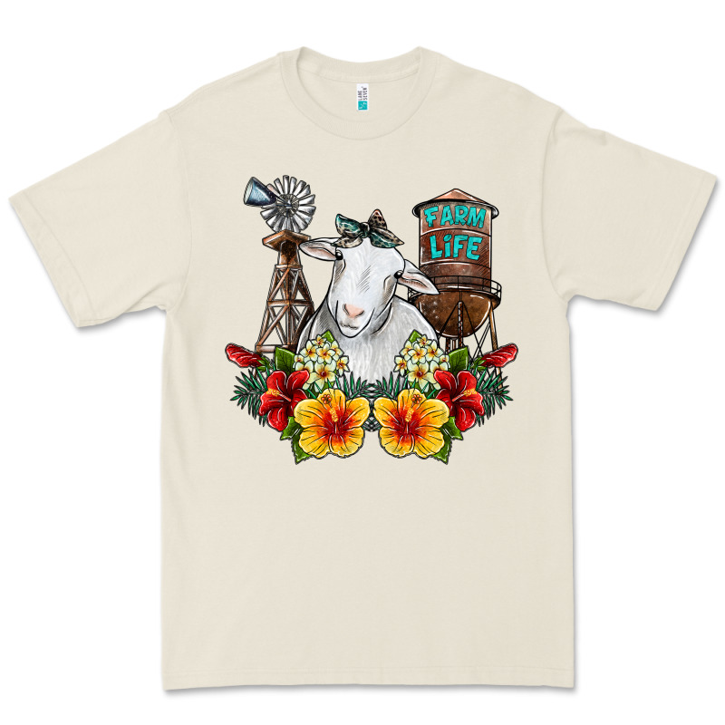 Farm Life Sheep Premium Tee by SublimationCraftShop | Teevron