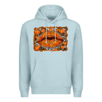 Blue Mist fall lips Premium Hoodie - RacoonDesign