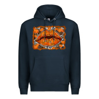 Navy fall lips Premium Hoodie - RacoonDesign