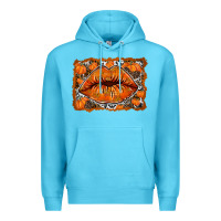 Ocean Blue fall lips Premium Hoodie - RacoonDesign