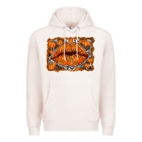 Pale Pink fall lips Premium Hoodie - RacoonDesign