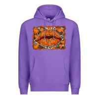 Purple fall lips Premium Hoodie - RacoonDesign