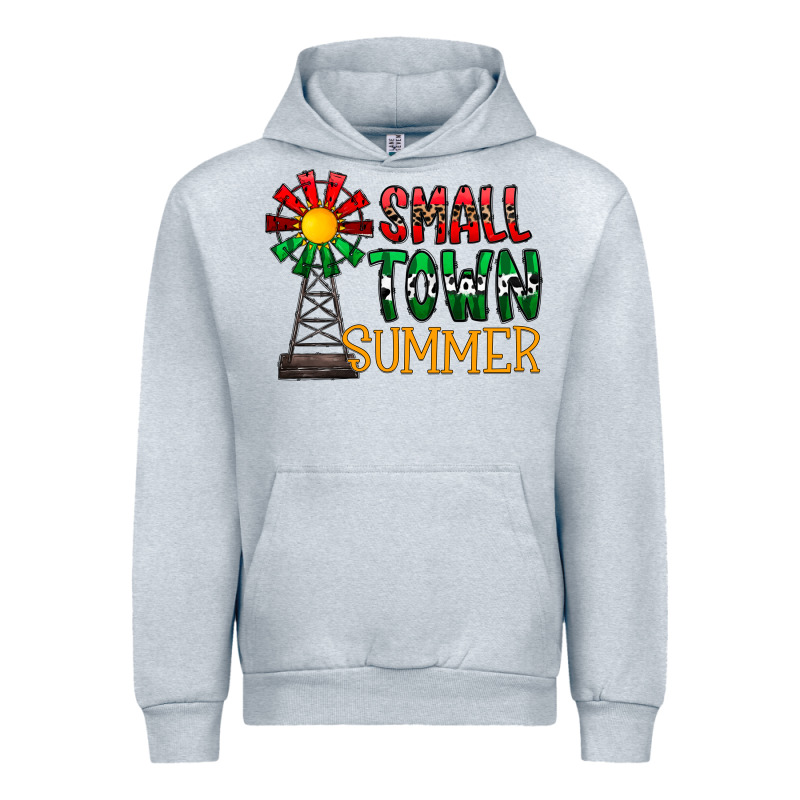 Small Town Summer Urban Hoodie by CowhideDigitalArt | Teevron