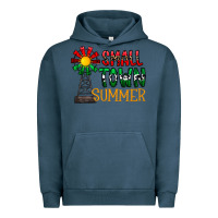 Pigment Midnight Navy small town summer Urban Hoodie - CowhideDigitalArt