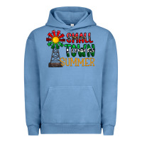 Pigment Pebble Blue small town summer Urban Hoodie - CowhideDigitalArt