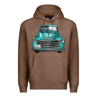 Chestnut western truck front view Premium Hoodie - FaDigitalArtStudio