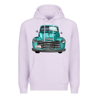 Lilac western truck front view Premium Hoodie - FaDigitalArtStudio