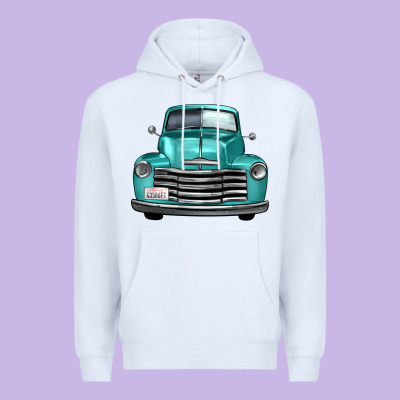 Western Truck Front View Premium Hoodie Designed By Fadigitalartstudio