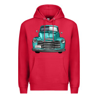 Cardinal western truck front view Premium Hoodie - FaDigitalArtStudio