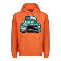 Carrot western truck front view Premium Hoodie - FaDigitalArtStudio