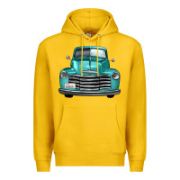 Lemon western truck front view Premium Hoodie - FaDigitalArtStudio