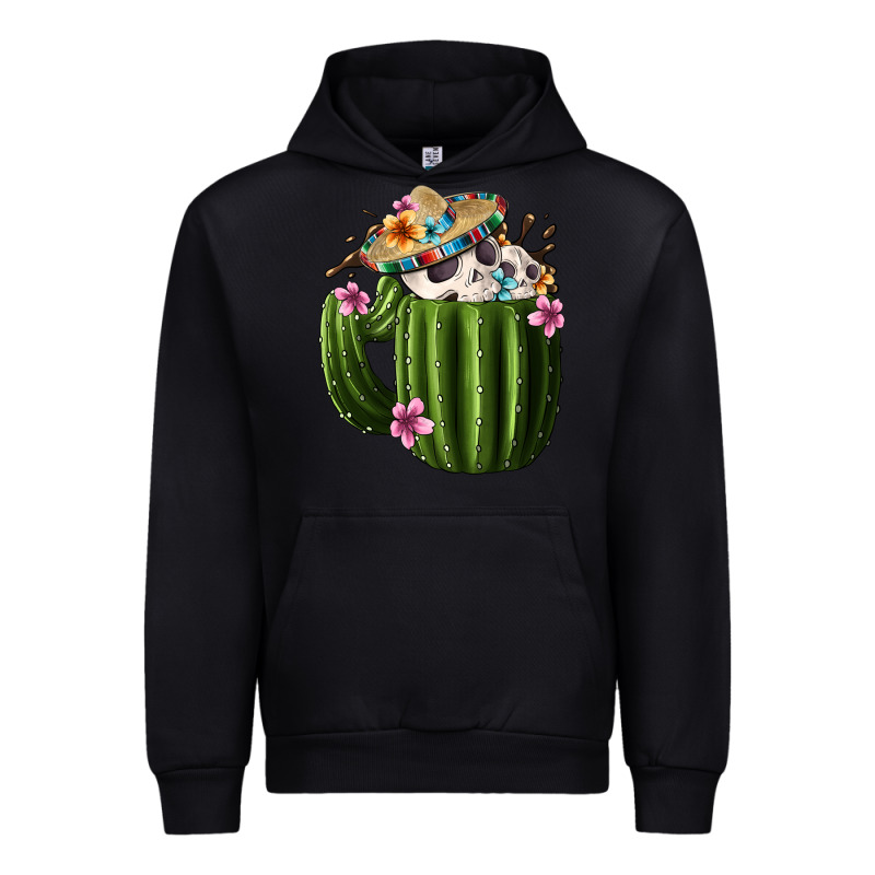 Day Of The Dead Mexican Cactus Urban Hoodie by FaDigitalArtStudio | Teevron