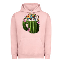 Pigment Salmon day of the dead mexican cactus Urban Hoodie - FaDigitalArtStudio