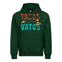 Forest Green tacos before vatos Urban Hoodie - RacoonDesign