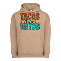 Pigment Burro tacos before vatos Urban Hoodie - RacoonDesign