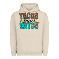Pigment French Oak tacos before vatos Urban Hoodie - RacoonDesign