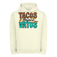 Pigment Pistachio tacos before vatos Urban Hoodie - RacoonDesign