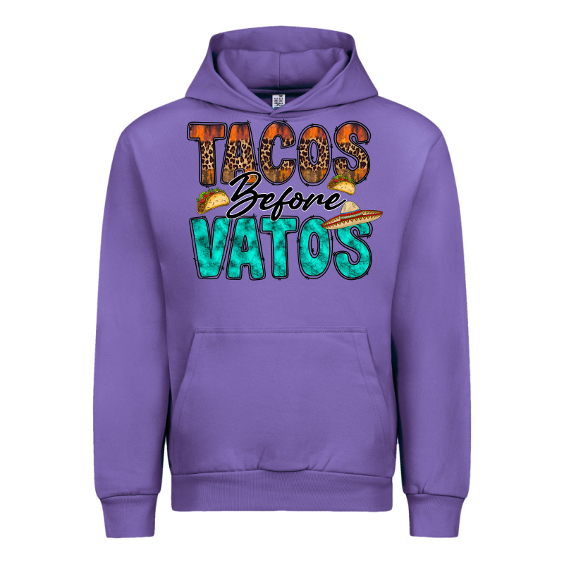 Tacos Before Vatos Urban Hoodie by RacoonDesign | Teevron
