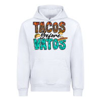 White tacos before vatos Urban Hoodie - RacoonDesign