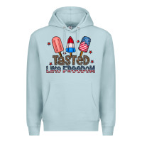 Blue Mist tasted like freedom Premium Hoodie - CowhideDigitalArt