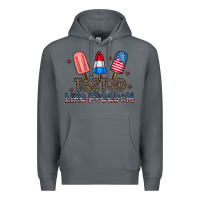 Rock tasted like freedom Premium Hoodie - CowhideDigitalArt