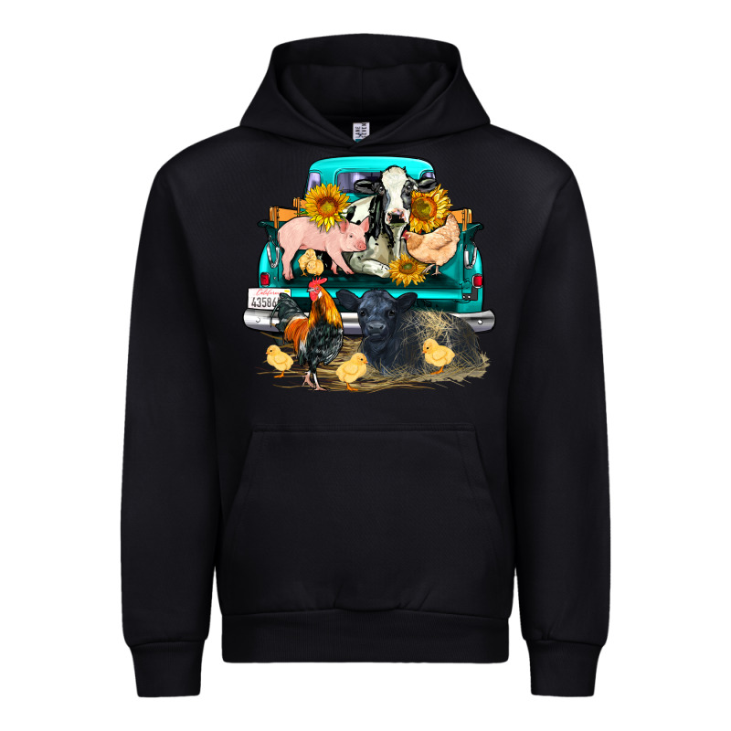 Farm Truck Farm Animals Urban Hoodie by FaDigitalArtStudio | Teevron
