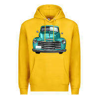Lemon western truck front view Premium Hoodie - FaDigitalArtStudio