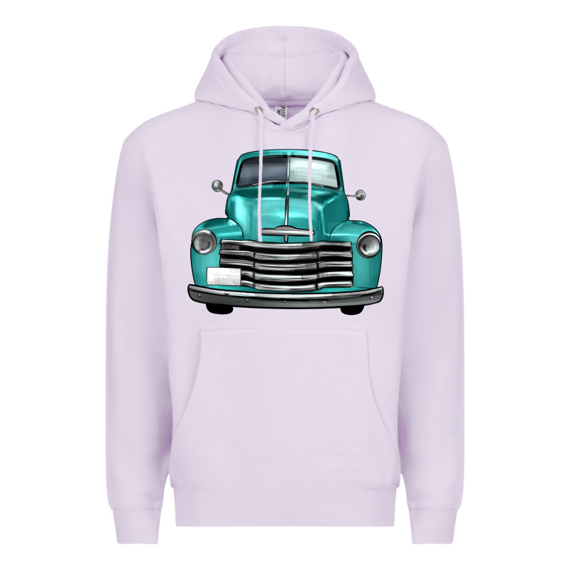 Western Truck Front View Premium Hoodie by FaDigitalArtStudio | Teevron