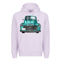 Lilac western truck front view Premium Hoodie - FaDigitalArtStudio