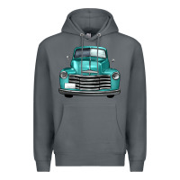 Rock western truck front view Premium Hoodie - FaDigitalArtStudio