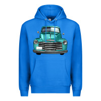 True Royal western truck front view Premium Hoodie - FaDigitalArtStudio