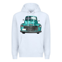 White western truck front view Premium Hoodie - FaDigitalArtStudio