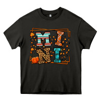 Asphalt Fall Autumn Leopard Mini Heavy Core Tee - LillyAllenDesigns